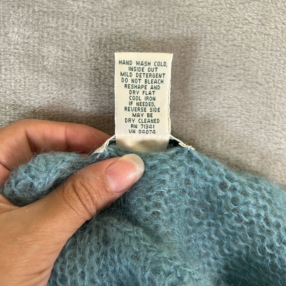 LL. Bean mohair blend knitted sweater - Picture 3 of 7